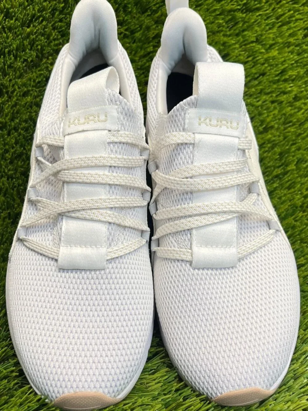 Kuru Flex Womens Size 8.5 White Athletic Running Walking Slip-On Shoes Sneakers_5